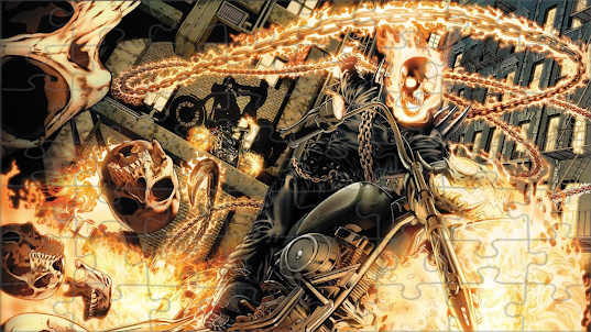 Ghost Rider Game Puzzle