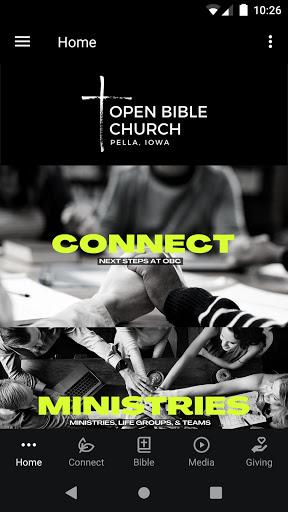 Android application Pella Open Bible Church screenshort