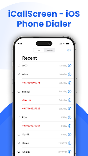 iCallScreen - iOS Phone Dialer Screen 3