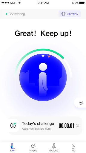Android application Posture UP screenshort