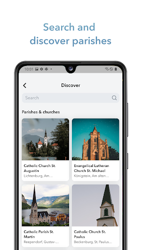 Android application Churchpool screenshort