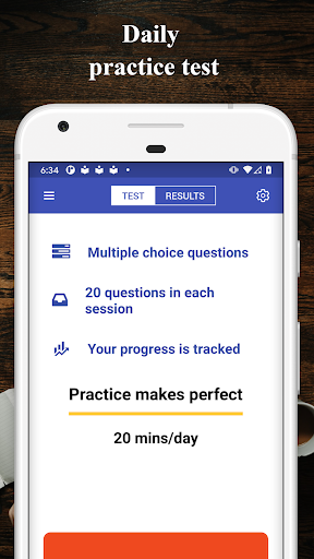 Screenshot of Swedish flashcards