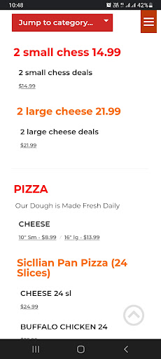 Famous Pizza Screen 3