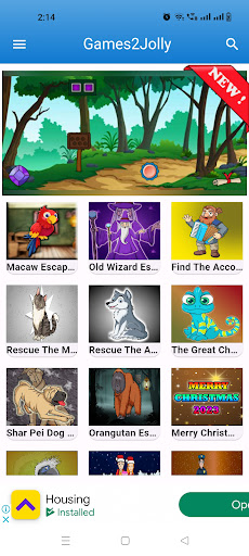 Android application Games2Jolly: All in One Games screenshort