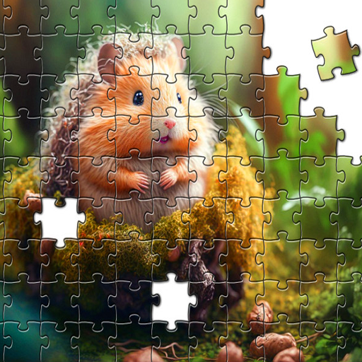 Hamster jigsaw match puzzle