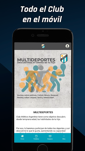 Android application Atlético Argentino screenshort