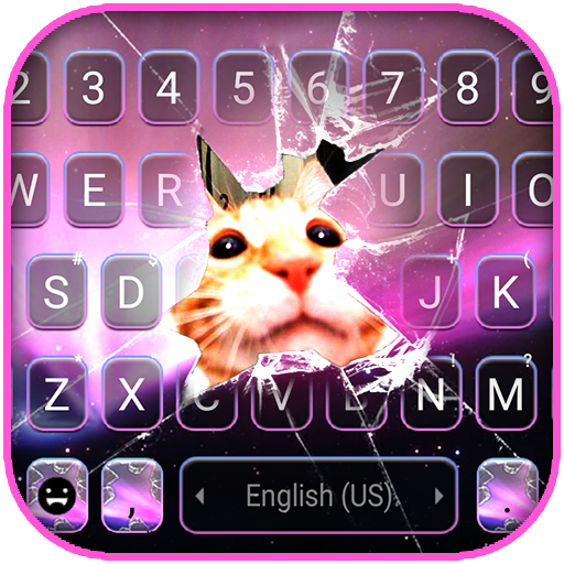 Cracked Kitty Screen Keyboard logo
