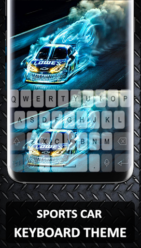 Racing Car Sports Keyboard Theme