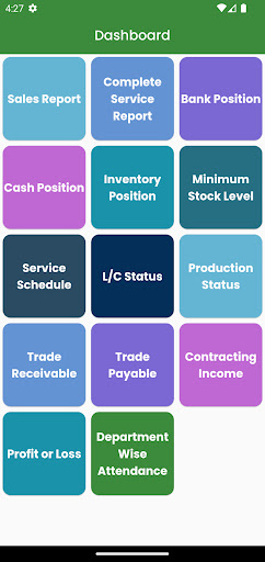 Android application GDL Dashboard screenshort