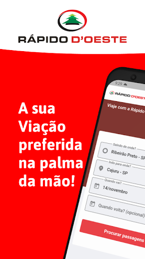 Android application Rápido D’Oeste screenshort