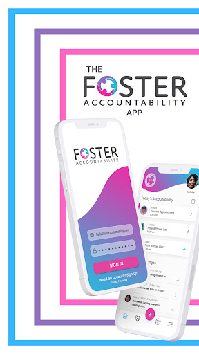 Android application Foster Accountability screenshort