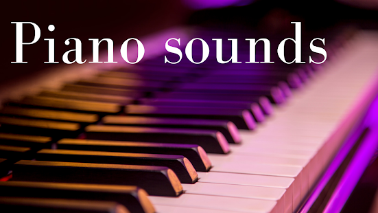 Piano sounds