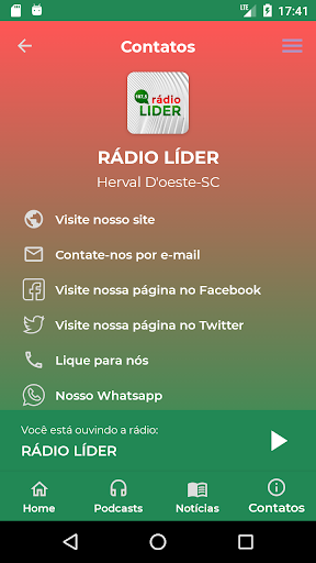 Rádio Líder do Vale Screen 2