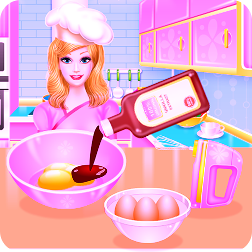 Lovely Rainbow Cake Cooking  Icon