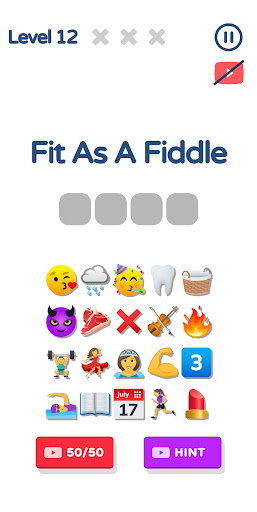 Android application Emoji Word Puzzle: Emoji Game screenshort