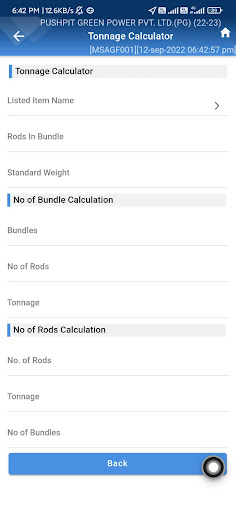 Android application Pulkit CRM screenshort