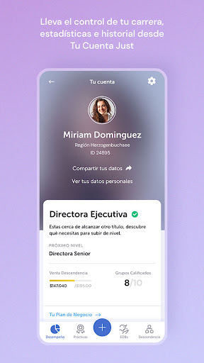 Screenshot of Oficina Virtual Just