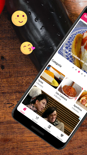 Android application Recetas con huevo screenshort