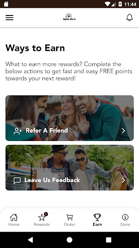 Ridgeland Coffee Co Rewards Screen 3