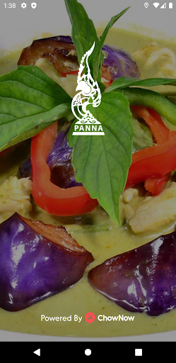 Android application Panna Thai Restaurant screenshort