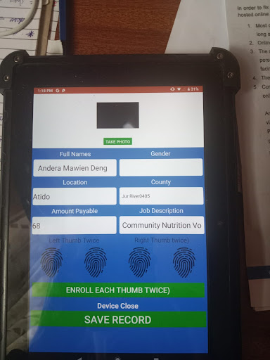 Android application JOHANNITER screenshort