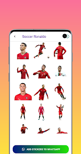 Soccer Ronaldo Stickers CR7