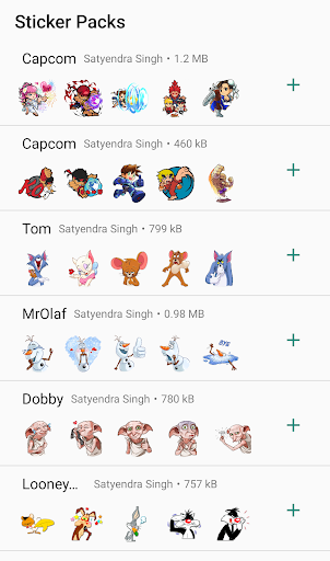 Cartoon Stickers for Whatsapp Screen 2