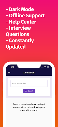 Screenshot of Learn Laravel Coding Offline
