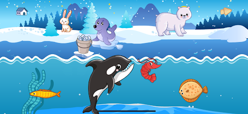 Android application FISH sea animal games for kids screenshort