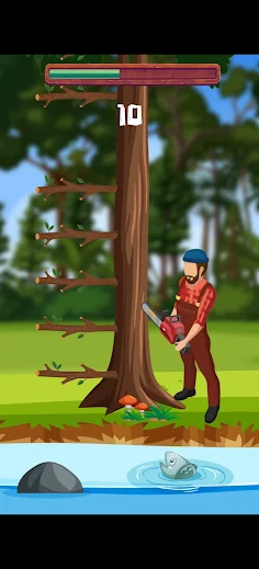 Timberman - Chop wood forest - Screenshot 3