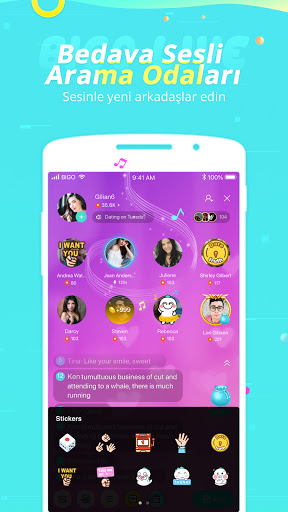 Bigo Live -Canlı Yayın, Sohbet