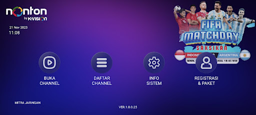 Android application K-Vision Multicast screenshort