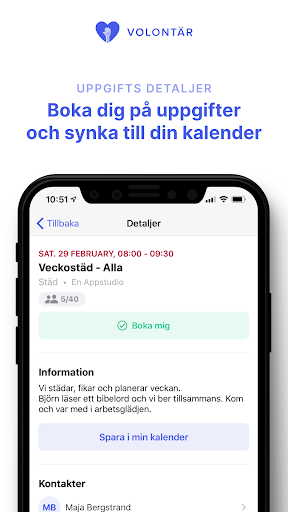 VolontärApp Screen 2
