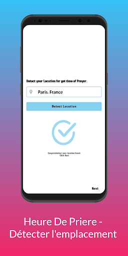 Adhan France - Prayer Time Screen 2