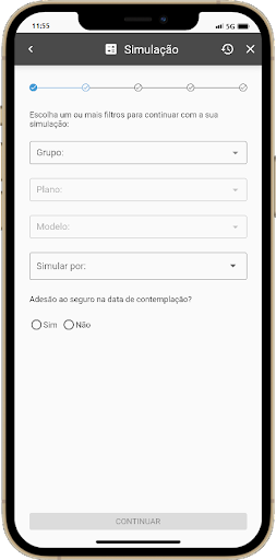 Android application Consórcio Maggi screenshort