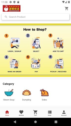 Android application Tat Mom Steam Soup screenshort
