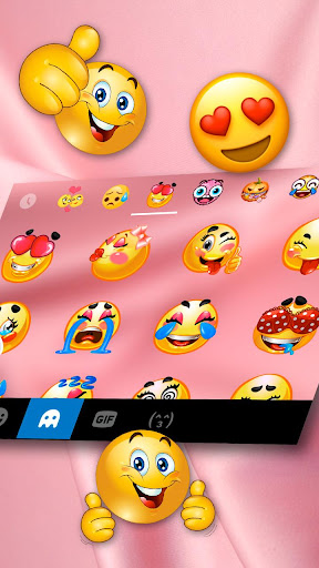 Pink Silk Theme Screen 2
