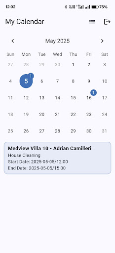 Clean Calendar Screenshot 1 - AppWisp.com