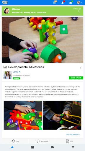 Android application Appsessment - Childcare App screenshort
