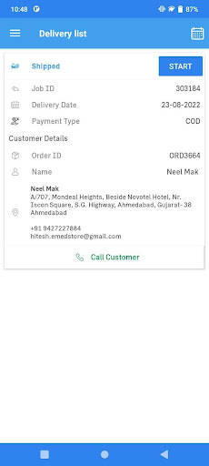 معاينة التطبيق