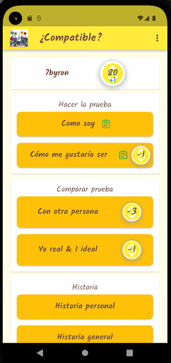 Vista previa de la aplicación