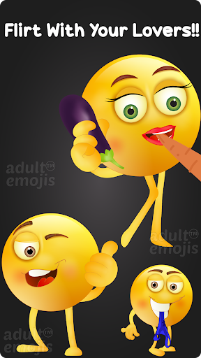 Flirty Emoji Sticker Keyboard Screen 2