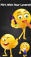 screenshot of Flirty Emoji Sticker Keyboard