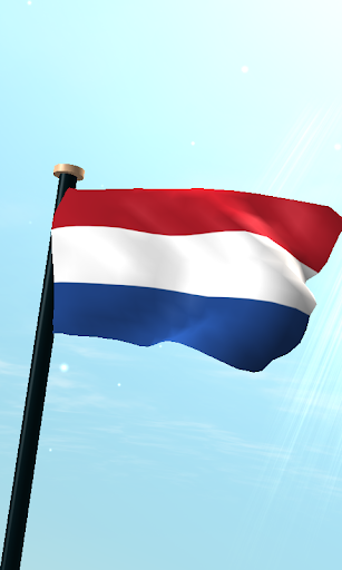 Android application Netherlands Flag 3D Wallpaper screenshort