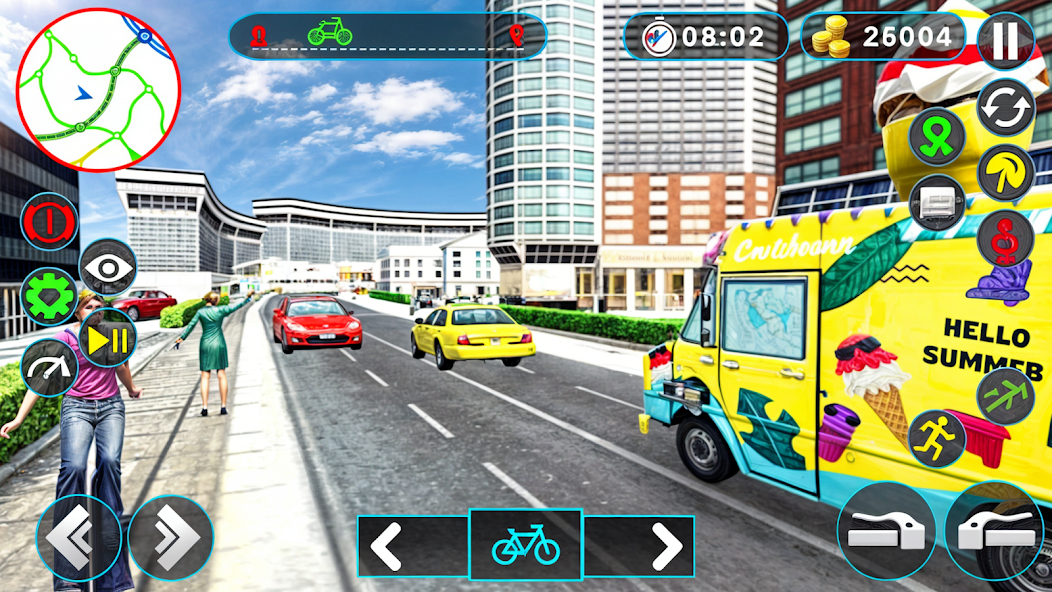 City Ice Cream Man Simulator 4.4 APK + Мод (Unlimited money) за Android
