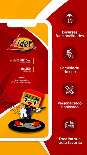 Android application Rede Lider FM screenshort