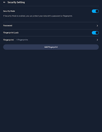 Screenshot of Samsung Magician
