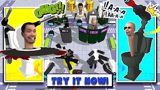 Game screenshot カメラトイレモンスターバトル mod apk