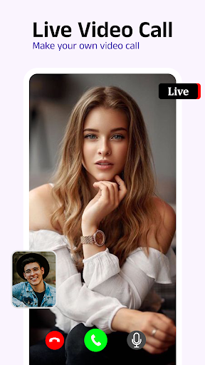 Android application Live Random Video Call screenshort