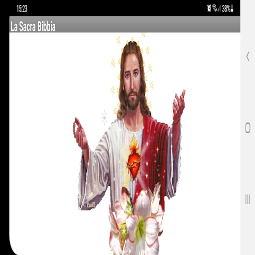 Android application La Sacra Bibbia screenshort